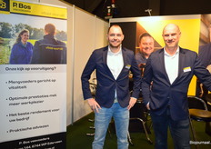 Patrick Ketels en Henk- Jan Schuurman van P. Bos Veevoeders.